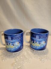 Vintage Disney Coffee or Tea Mugs Cinderella Cups 1990s Collectible Set of 2 picture