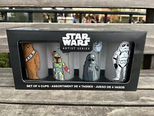 Star Wars Collector's Cup Glasses Set Of 4 10oz  NEW picture