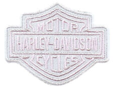 HARLEY DAVIDSON RARE PINK BAR SHIELD PATCH.  picture
