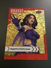 2022-23 UD Marvel Annual #1 Agatha Harkness Gold Linearity  /88 picture