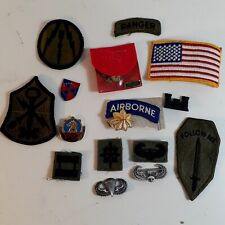 Vintage Military Pins Patches Buttons picture
