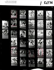 LD342 1973 Original Contact Sheet Photo MINNESOTA VIKINGS vs CINCINNATI BENGALS picture