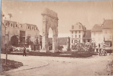 France, Aix-les-Bains, Arc De Campanus, vintage print, ca.1880 vintage print  picture