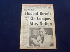 1965 MAY 24 BOSTON RECORD AMERICAN NEWSPAPER -STUDENT REVOLT ON CAMPUS - NP 6297 picture