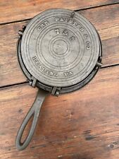 Orr & Painter Fully Marked Cast Iron Waffle Iron picture