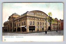 Canton OH-Ohio, the Auditorium, Antique Vintage Postcard picture