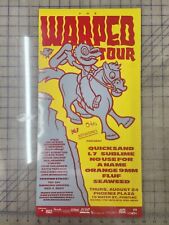 Vintage 1995 VANS WARPED TOUR Poster Sublime, Quicksand, L7, Fluf, Pontiac Mi picture