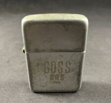 Vintage Goss Gas Inc. Flip-Top Lighter - Made in USA picture
