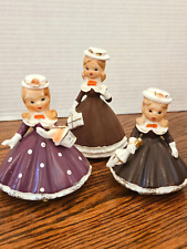 Vintage 1950's Japan Rare Figurines  Shopping Girls Dressed in Sunday Best picture