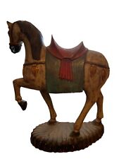 Antique Hand Carved Wooden Horse. MAGNIFICENT. picture