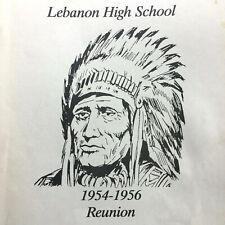 1954-1956 LEBANON HIGH SCHOOL vintage program CLASS REUNION Lebanon, OREGON picture