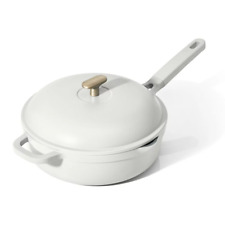 Beautiful All-in-One 4 QT Hero Pan with Steam Insert, 3 Pc Set, White Icing by D picture