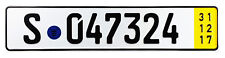 Stuttgart Temporary German License Plate for Mercedes Porsche Unique # NEW picture
