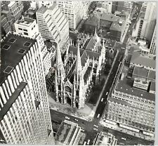 VTG ARCHITECTURE ST. Patrick Cathedral RCA Building NYC 1960s Press Photo picture