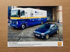 Renault Clio Williams Press Photograph picture