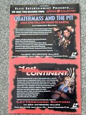 LOST CONTINENT / QUATERMASS & PIT / STAR IS BORN  1990S VTG LASERDISC AD  picture