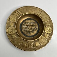 Vintage 1936 100th Anniversary Northern Assurance Co. of London Brass Ashtray picture