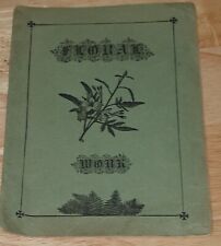 EASTERN STAR FLORAL WORK BOOKLET 1923 picture