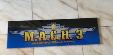 Original  Mach 3 M.a.c.h Mylstar 23-7'' Plexi arcade video game sign marquee picture