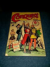 CONQUEST #1 store comics 1953 SWAMP FOX RICHARD LIONHEARTED BEOWOLF golden age picture