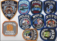 Lot of 10x NYPD Patches New York City Police Patch Lot A6-1 picture