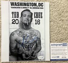 Ted Cruz Signed 8x10 Photo Texas Senator Republican Presidential Autograph ACOA picture