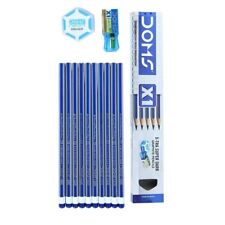 Doms X1 Xtra Super Dark 10 Pencils With Free Eraser, picture