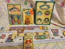 Vintage 1983 Cabbage Kids Ruler, Bandaids, Magnets, Crayons And More picture