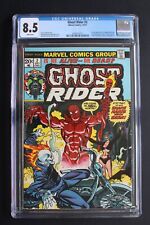 GHOST RIDER #2 1st FULL Hellstorm SON OF SATAN Hulu TV 1973 Witch Woman CGC 8.5 picture