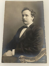 Richard Strauss German composer real photo Postcard handlebar mustache RPPC picture