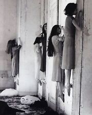 Girls Floating on Walls Photo - Witches Climbing Wall Bizarre Odd  8x10 Photo picture