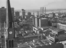 1940 Downtown Louisville Kentucky Ohio River Old Retro Photo Picture 8.5