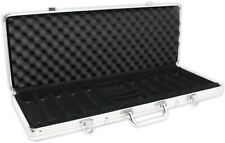 New DA VINCI Heavy Duty Aluminum Poker Chip Case, Fits 500 Chips (Not Included) picture