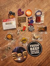 McDonald’s Lapel Pin Button Lot Of 19 Employee Pins New in Package Promo picture