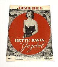 BETTE DAVIS Jezebel Henry Fonda 1938 Sheet Music Cover in Greeting Card Format picture