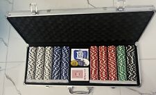 Fat Cat 55-0605 Texas Hold'Em Dice Poker Chip Set - 500 Count picture
