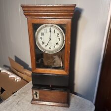 Antique International Time Recording Co. Time Punch Clock For Part/Restoration picture