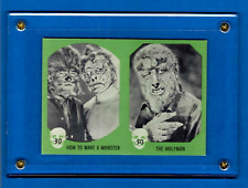 Horror Monster 1961 GREEN NU-CARDS #