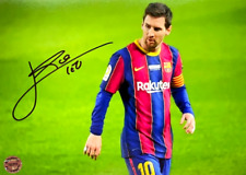 LIONEL MESSI Leo (Barcelona) Soccer Signed 7x5 in Photo Original Autograph w/COA picture