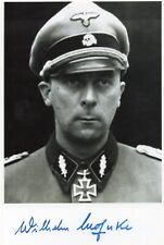 WILHELM MOHNKE - Elite General and Knight's Cross winner - signed photo picture