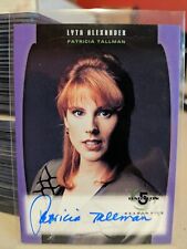 Babylon 5 Season 5 Patricia Tallman A18 Autograph Card as Lyta Alexander NM 1998 picture