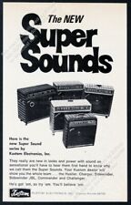 1971 Kustom Electronics Super Sound Hustler Charger etc 5 amp photo vtg print ad picture