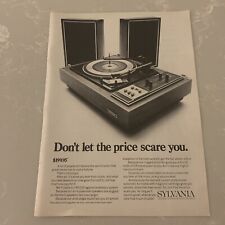 1969 Sylvania MS150 Stereo System Record Player Print Ad Original picture