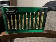 Weatherby Rifle  Lucite 10 Cartridge Block Vintage picture
