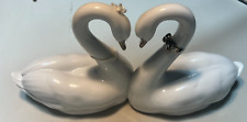 Lladro Endless Love Pair of Swans Amazing Condition Silver Rare Figurine ---- picture