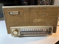 Vintage Zenith K725 Ivory AM/FM Tube Table Radio WORKS picture