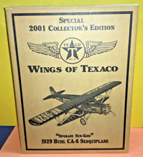 2001 ERTL Wings of Texaco Spokane Sun-God 1929 Buhl CA-6 Sesquiplane - AS IS (B) picture