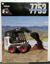1994 Bobcat 7753 Construction Specifications Sales Tri-Folder picture