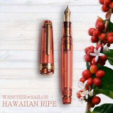 Sailor x Wancher Fountain Pen Pro Gear Hawaiian Ripe Coffee 21K Nib M (medium) picture
