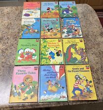 Vintage Walt Disney Book Club Books 1970s 1980s Mickey Mouse Donald Duck Goofy picture